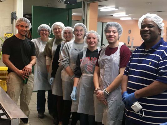 East Side Cafe kitchen volunteers